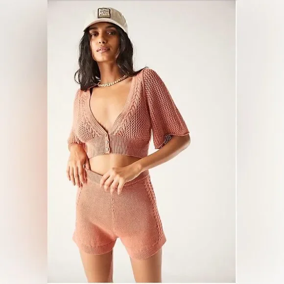 Free People Chloe Knit Set