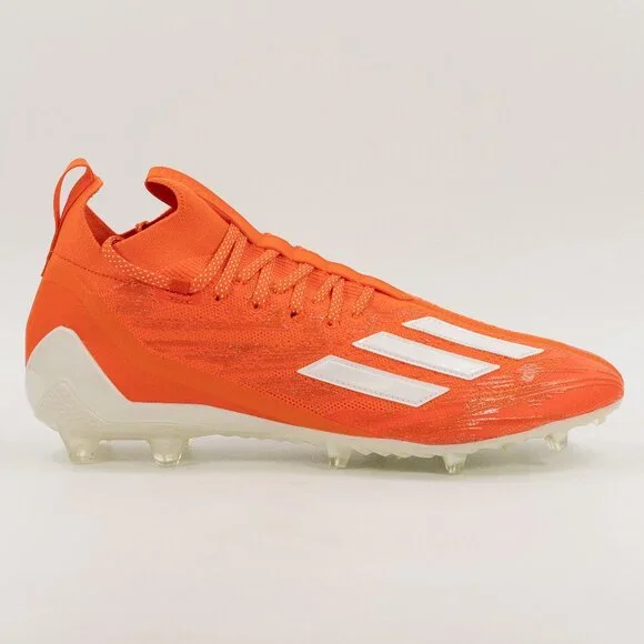 Adidas Adizero Primeknit Orange White GV9628 Football Cleats size 14