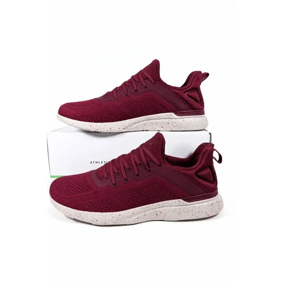 APL Techloom Tracer Mens Sz 10 Running Sneakers Burgundy Red Athletic NEW in Box