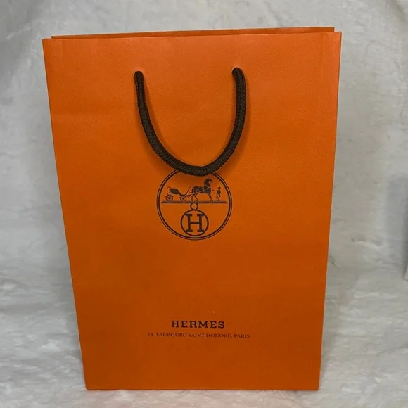 Hermes Vibrant Orange Tote Bag
