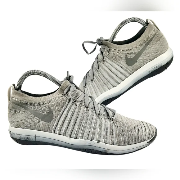 NIKE NIKELAB FREE TRANSFORMFK FLYKNIT SAIL/GREY(878552-100) Womens Sz 7.5