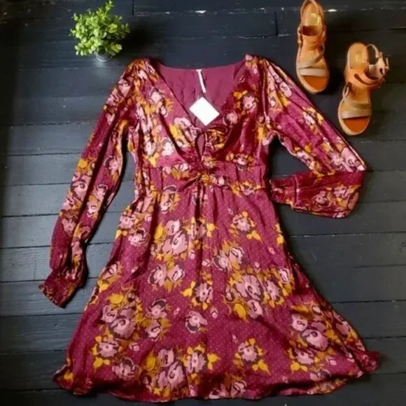 NWT Free People Floral Dress