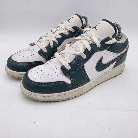 Nike Air Jordan 1 Low SE GS Oxidized Green/White FQ8041-300 7Y Youth