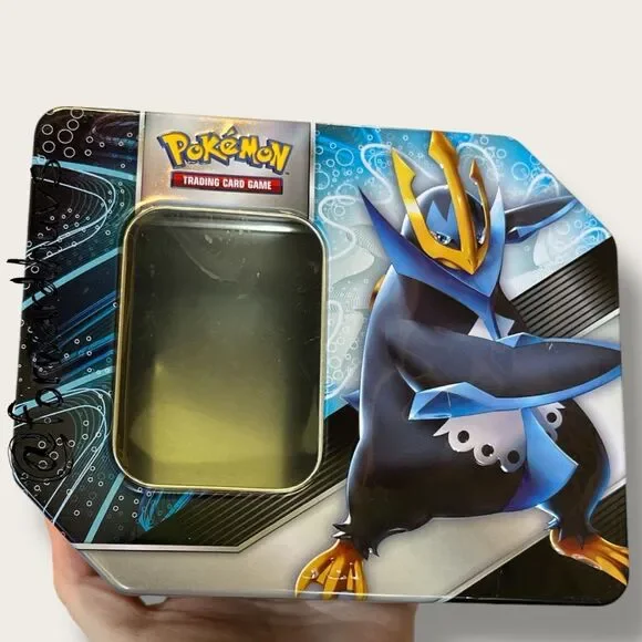 Pokémon V Strikers Tin – Empoleon (Empty Collector’s Tin)