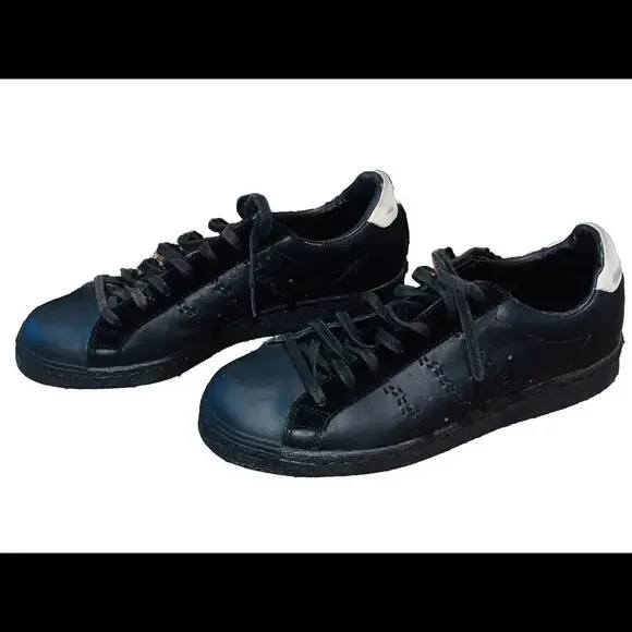 ADIDAS Y'S SUPER POSITION BLACK SZ 9