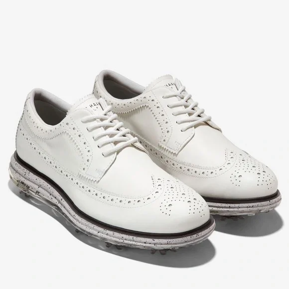 🎉LAST PIECE🎉COLE HAAN Men's Leather Waterproof ØriginalGrand Tour Golf Shoe