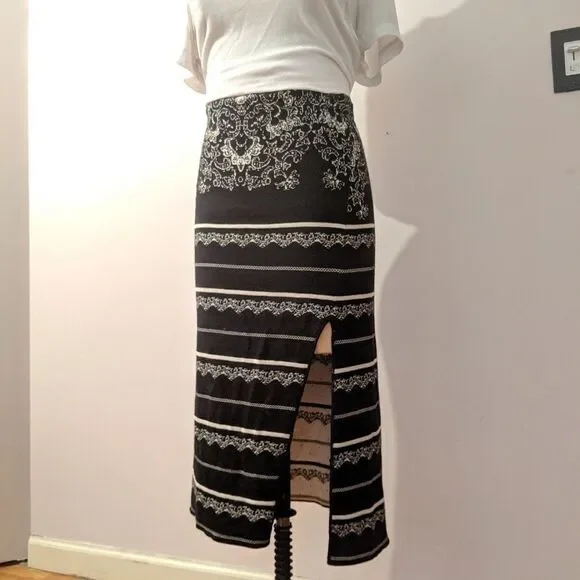 Free People Midi Skirt