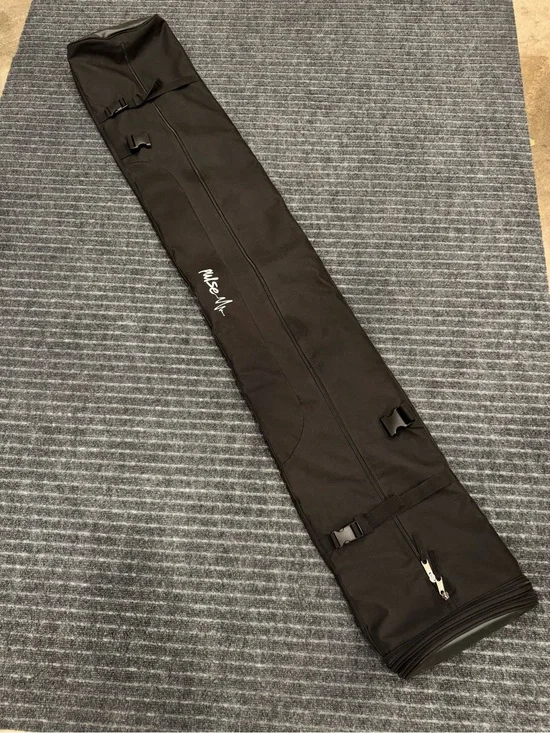 Pulse Ski Snowboard Storage Travel Carry Case Black Adjustable Length Zipper End