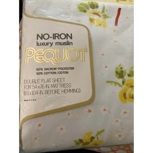 Vintage new flat sheet. full‎ 350