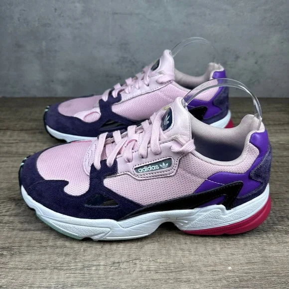 Adidas~Originals Falcon~Women's~Pink/Purple Running Shoes~Size 8