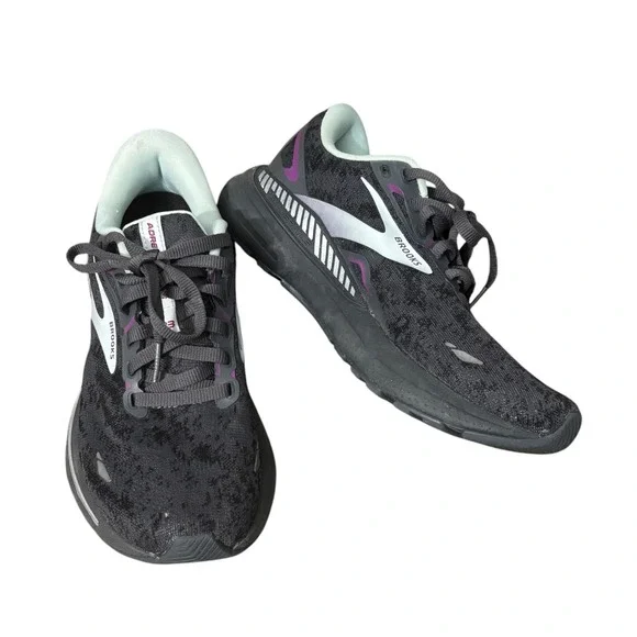 Brooks Adrenaline‎ GTS 23 Women's 6.5 Running Shoes Black Purple Cushion