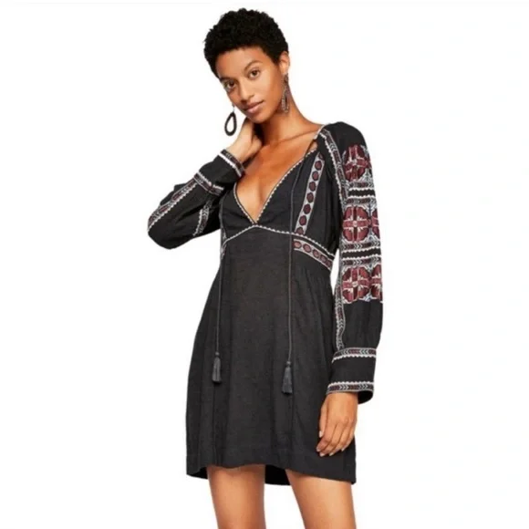 Free People All My Life Mini Tunic Dress