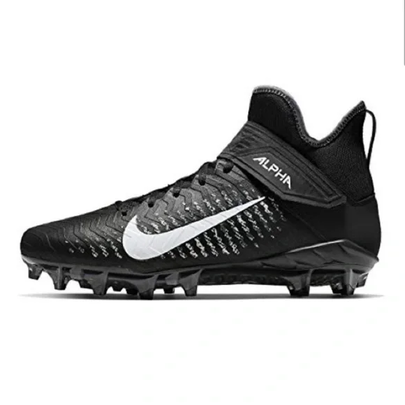 Nike Alpha Menace Pro 2 Mid Mens Football Cleats Black AQ3209