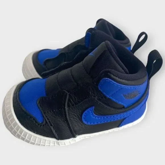 Air Jordan 1 Crib Bootie  Royal 2023 Toddler Shoe Size 3C Blue Black AT3745-007