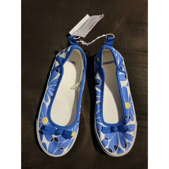 Gymboree flower showers floral shoes size 13 nwt