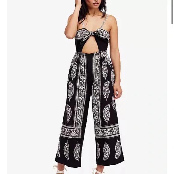 Free People Feel The Sun Cutout‎ Jumpsuit