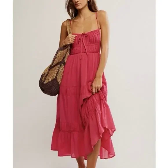 Free People Taking Sides Maxi Dress