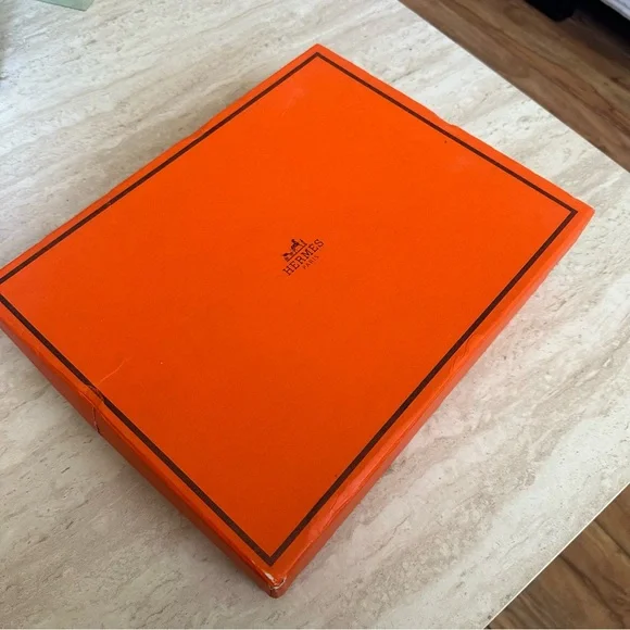Hermès Orange Shoe Box
