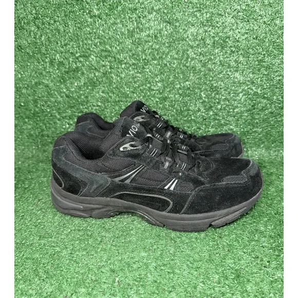 Vionic Shoes Womens Size 9 Walker Black Suede Walking Orthotic Support Sneakers