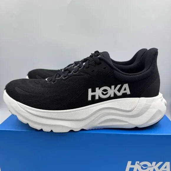Hoka One One Arahi 8 (men's) Black/White Athletic Walking Shoes Size 8.5D