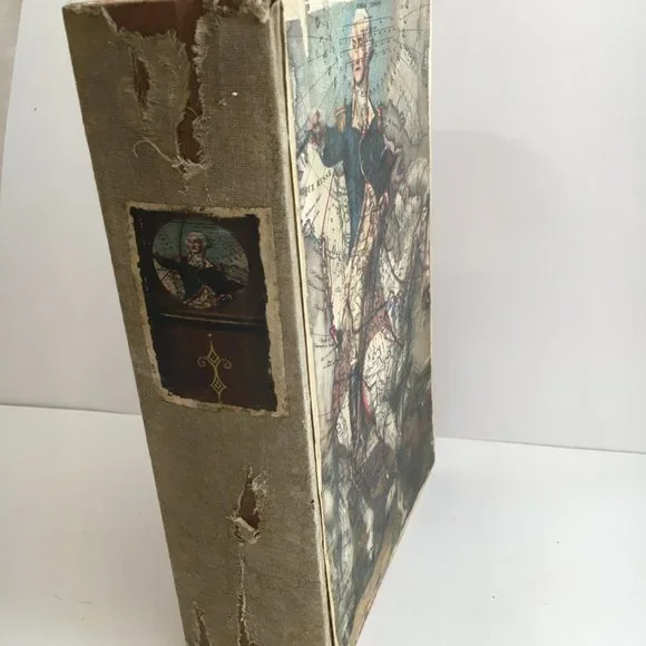 Storage Box Book Vintage Storage Book George Washington Cloth Cover Large Book