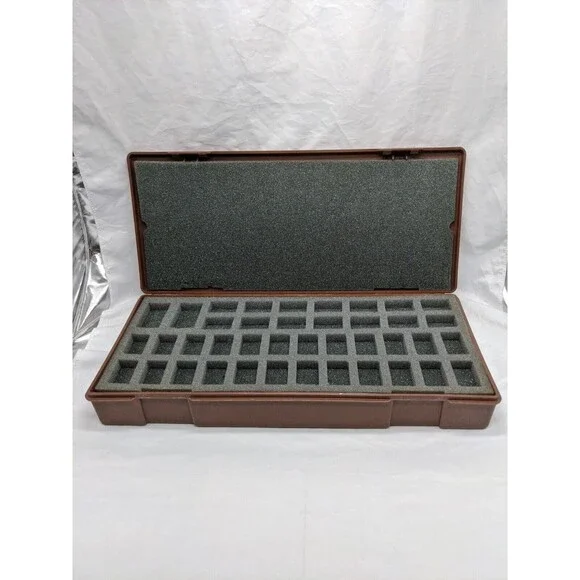 Chessex Large Miniature Brown Storage Box With 2 Foam