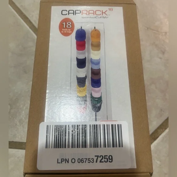 18 Hat and Cap Organizer Rack - Multicolor