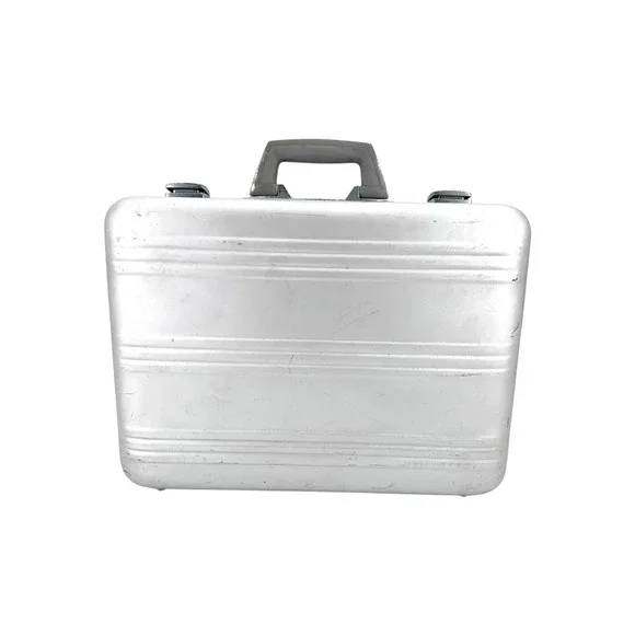 Vintage Aluminum Briefcase Suitcase Tool Case W/Snap-On Tool Pallet Insert *SEE