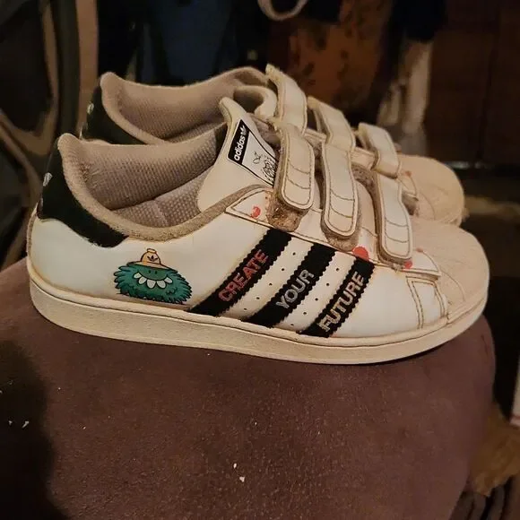 Adidas Superstar Create Your Future Athletic Shoes Youth 3