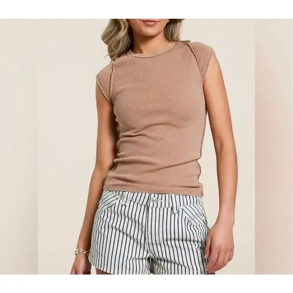 We The Free People Ever Had Tee in sand XL NEW