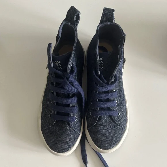 Geox Navy High-Top Kids Sneakers New Without tag
