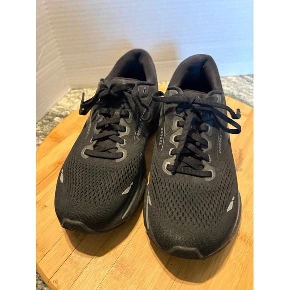 Brooks Ghost 15 Mens Running Shoes Black Neutral Cushion Trainers 1103931D072
