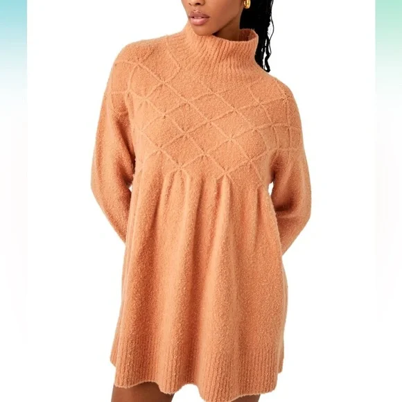 FREE PEOPLE Jaci Wool Blend Sweater Dress