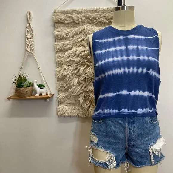 Free People Movement Toe-Dye Sleeveless Shirt