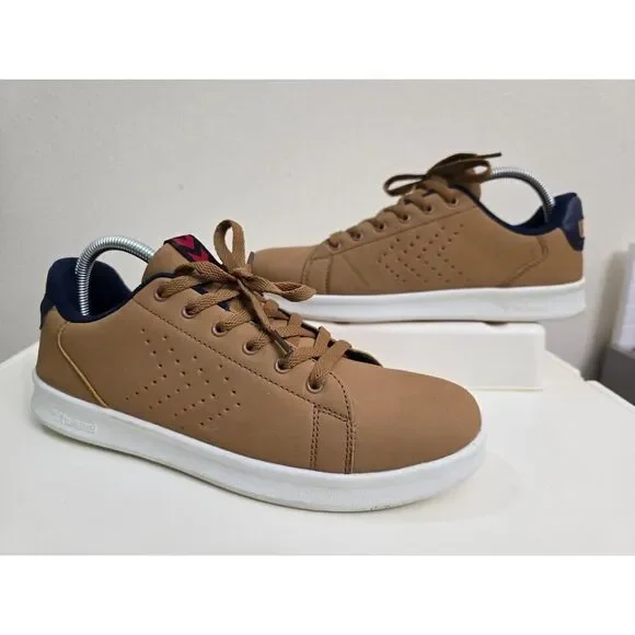 Hummel Casual Sneakers Tan Low Top Lace-Up  Men's Size 9 Modern