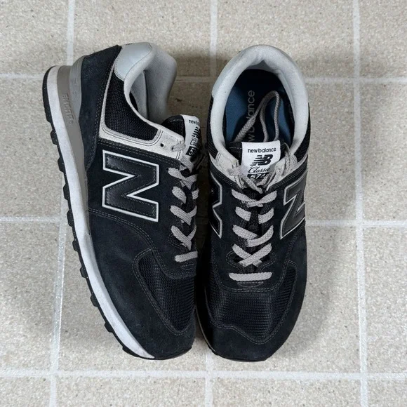 New Balance Classic ML574EVB Men's Athletic Running Shoes Size 10.5 2E Blue