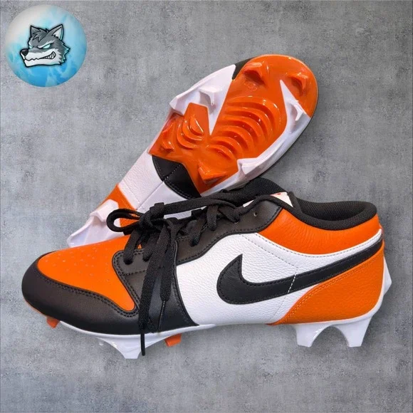Nike Air Jordan 1 Low TD Men's Size 11 Shattered Backboard FB Cleats FJ6245-801