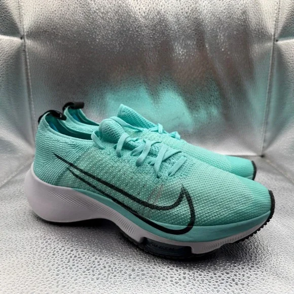 Size 4Y Nike Air Zoom Tempo Running Shoes Kids Turquoise Excellent CJ2102-300