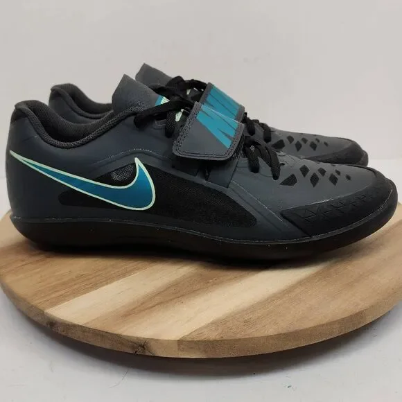Nike Zoom Rival SD 2 Track & Field Throwing Shoes FZ9665-001 Black/Gray Men's 10