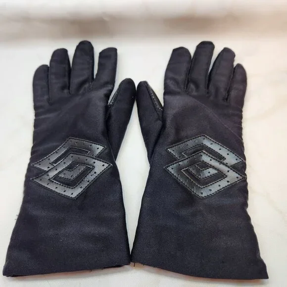Vintage Driving Gloves Women's Small Black Thinsulate Thermal‎ Insulation Lined