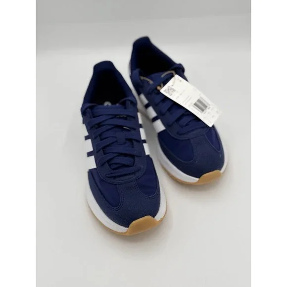 Adidas Run 70s 2.0 J Kids Navy White Sneaker Sz‎ 5 JI2267 NWB