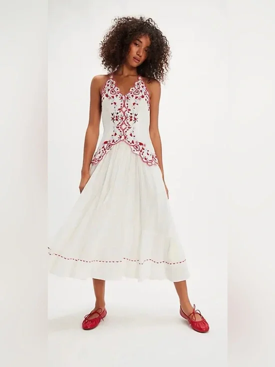 Free People Valenciana Midi Dress