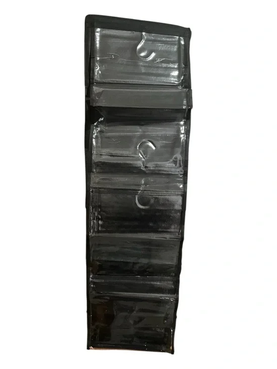 NWOT Black Purse Accessory Organizer with Clear Pockets - Brand Unspecified