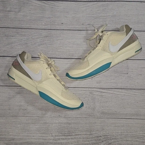 Nike Men's Ja Morant One Sneakers Khaki /  Coconut Milk Size 10