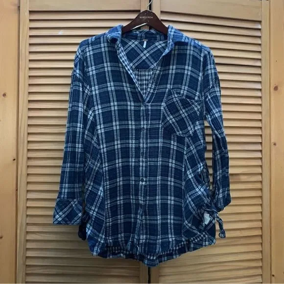 Free People Flannel Size Small