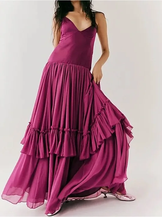 FREE PEOPLE Soliana Maxi Dress AD6