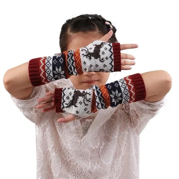 Fingerless Gloves , Arm Warmers Women’s Size No Tag ~ New