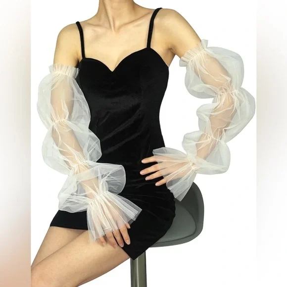 Sheer White Sleeves