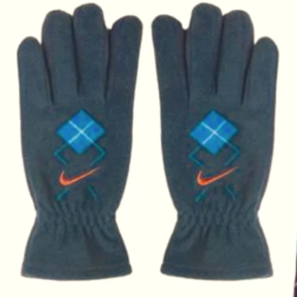 Nike Women's Argyle Fleece Gloves Size XL