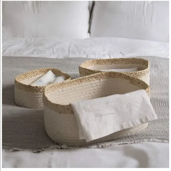 ✨7xHP✨Rope Woven Storage Baskets✨